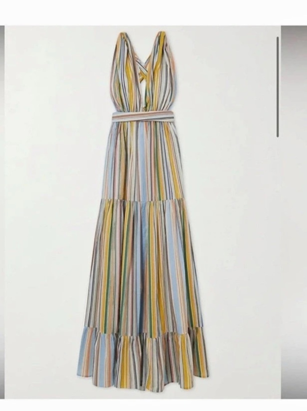 Hannah Artwear Striped Maxi Dress in Multicolor Like New